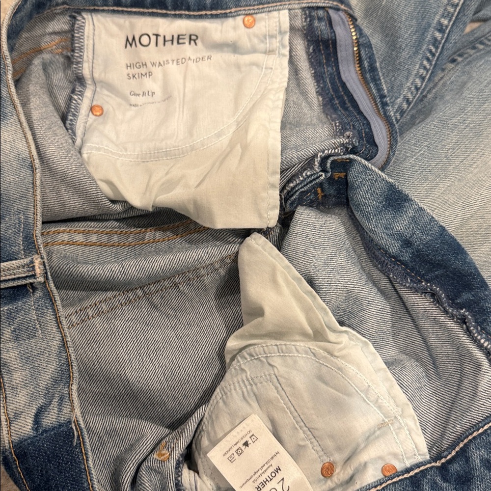 Mother High Waisted Rider Skimp in Give It Up NWOT - Picture 4 of 4